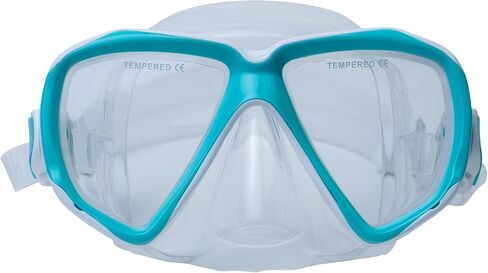 Hawaii Divers Orca Jr Snorkel Mask - Ages 8-14, Tempered Glass Snorkeling Mask, Dual-Lens Swimming Snorkel in Saudi Arabia