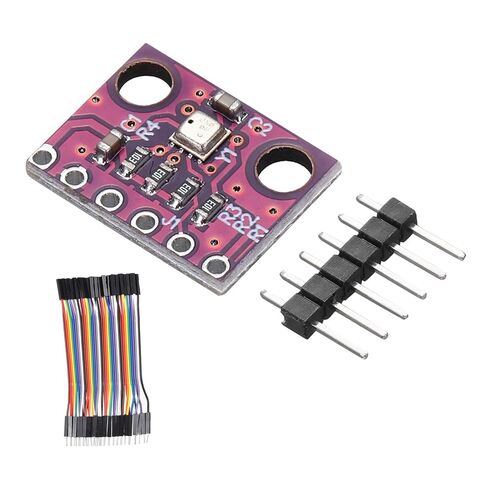 MECCANIXITY 3 قطع GY-BME280 4Pin I2C IIC SPI وحدة استشعار الضغط الجوي 5 فولت ارتفاع عالي الدقة مستشعر درجة الحرارة والرطوبة مع دبابيس رأس وسلك توصيل معزز in Kuwait
