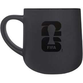 كأس العالم لكرة القدم FIFA 2026 كوب فحمي غير لامع سعة 17 أونصة - كوب قهوة من السيراميك بسعة كبيرة ومظهر جريء غير لامع - هدية رائعة لمحبي كرة القدم وهواة الجمع in Kuwait