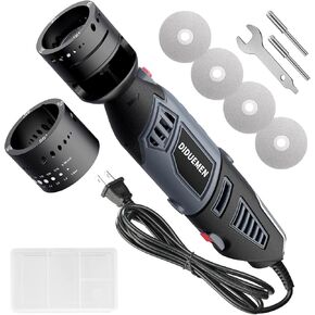 Dual-Head Tungsten Sharpener Grinder - 8 Angles & 6 Sizes for TIG Welding, Plug & Play Precision-Aligned Heads with Flat Grinding Block & Cut-Off Slot, 4 Diamond Wheels & 2 CNC Mandrels​ in Saudi Arabia