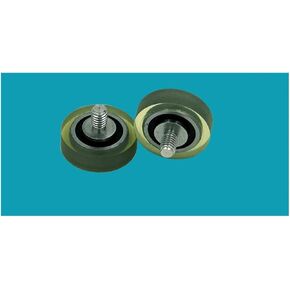 PU 605 Screw Pulley Bearing 5x18x5mm 1PC Drawer Roller Mute Wheel PU605 + M4*6 Engineered Plastic Bearings in Saudi Arabia