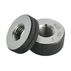 1SET(1*GO+1*NOGO) 4h 5h 7h Non-Standard Metric Fine Tooth Thread Ring Gauge M7M8x1.25 M9M10 Measure Tool(M7X0.5,4h) in Kuwait