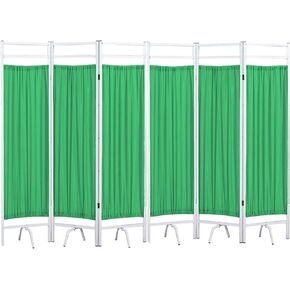 Hospital Privacy Screen,Iron Temporary Partition Wall Panels,3-6 Panels Office Divider,Double-Layer Fabric for Offices Beauty Salon(Color 2,5-Panel) in Saudi Arabia