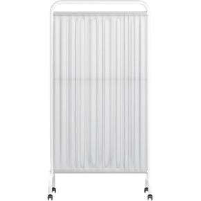 Foldable Clinic Privacy Screen,Freestanding Divider with Wheels,Temporary Partition Wall Panels,Nylon Fabric for Beauty Salons Office(Color 1,5-Panel) in Saudi Arabia