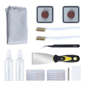 FYSETC Nozzle and Build Plate Cleaner Tool : Upgrade Accessories Print Bed Cleaning Kit Hold Microfiber Towel to Clean Cool Steel Platform with Ease for All 3D Printer FDM Printing Project in Kuwait