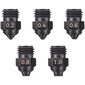 Sovol 5Pcs Hardened Steel Nozzle Kit 0.2/0.4/0.6/0.8/1.0mm for Sovol SV08 MAX Zero in Saudi Arabia