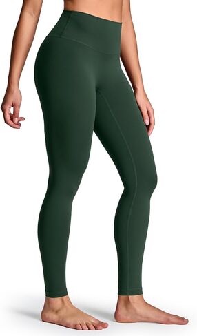 HeyNuts No Front Seam Yoga Leggings 28'', Light to Medium Support, High Waisted Seamless Lounge Yoga Pants Full Length in Saudi Arabia