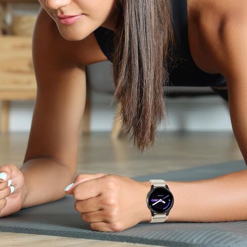 10 قطع من أحزمة الساعات المتوافقة مع Garmin Vivoactive 6/Vivoactive 5.20 مم، حزام رياضي بديل من النايلون القابل للتمدد وقابل للتمدد لـ Garmin Venu Sq 2/Forerunner 55/165/645 للنساء والرجال in Kuwait