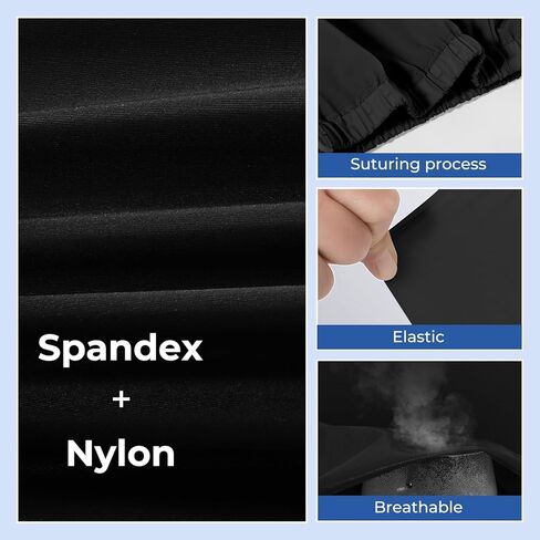 Carer Adult Diaper Cover Noiseless Waterproof Incontinence Underwear with Adjustable Leg Buckles Adult Leakproof Underwear for Incontinence Reusable Protective Briefs for Men Women(Black,X-Large) in Kuwait