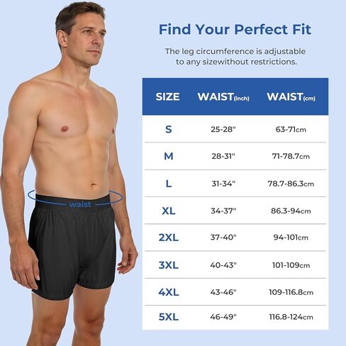 Carer Adult Diaper Cover Noiseless Waterproof Incontinence Underwear with Adjustable Leg Buckles Adult Leakproof Underwear for Incontinence Reusable Protective Briefs for Men Women(Black,X-Large) in Kuwait