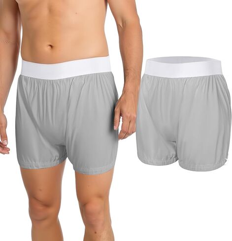 Carer Adult Diaper Cover Noiseless Waterproof Incontinence Underwear with Adjustable Leg Buckles Adult Leakproof Underwear for Incontinence Reusable Protective Briefs for Men Women(Black,X-Large) in Kuwait
