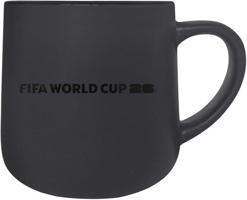كأس العالم لكرة القدم FIFA 2026 كوب فحمي غير لامع سعة 17 أونصة - كوب قهوة من السيراميك بسعة كبيرة ومظهر جريء غير لامع - هدية رائعة لمحبي كرة القدم وهواة الجمع in Kuwait
