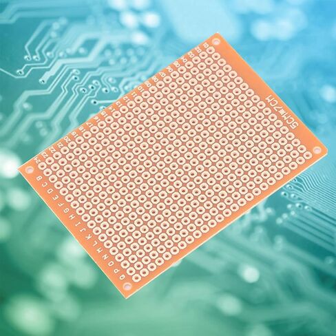 Solderable Breadboard, 10PCS 5x7cm Single Side Universal, Prototype PCB Board, Perfboard for DIY Soldering Projects, for Electronics Hobbyists, Students, Makers, Engineers, Home La in Saudi Arabia