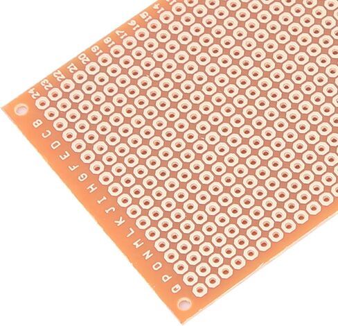 Solderable Breadboard, 10PCS 5x7cm Single Side Universal, Prototype PCB Board, Perfboard for DIY Soldering Projects, for Electronics Hobbyists, Students, Makers, Engineers, Home La in Saudi Arabia