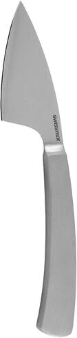 Swissmar Barcelona Semi-Soft Cheese Knife – 8.3" Stainless Steel Blade with Sand-Blasted Handle – Non-Stick Blade with Sharp Tip – Ideal for Gouda, Edam, Provolone & Colby – Elegant & Precise in Kuwait