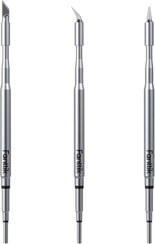 Fanttik C210 أطراف مكواة لحام، أطراف لحام بديلة لـ T1 Max، C210-K/I/IS، تسخين سريع، الحد الأدنى من الطاقة المطلوبة 12 وات، لقم لحام لمكواة اللحام (6) in Saudi Arabia