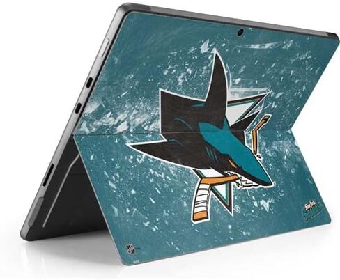 Skinit Tablet Decal Skin Compatible with Surface Pro 8 - Officially Licensed NHL San Jose Sharks Frozen Design in Saudi Arabia