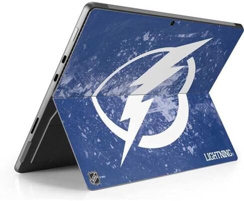 Skinit Tablet Decal Skin Compatible with Surface Pro 8 - Officially Licensed NHL Tampa Bay Lightning Frozen Design in Saudi Arabia