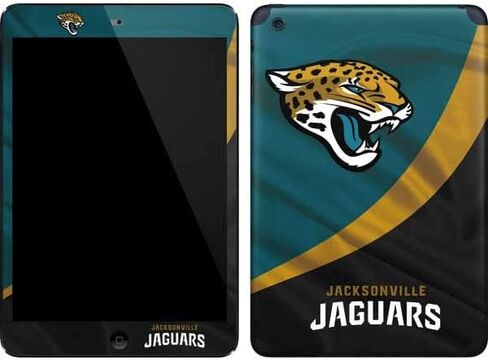 Skinit Decal Tablet Skin Compatible with iPad Mini (1st & 2nd Gen) - Officially Licensed NFL Jacksonville Jaguars Flag Design in Saudi Arabia