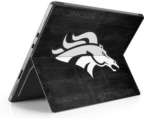Skinit Tablet Decal Skin Compatible with Surface Pro 8 - Officially Licensed NFL Denver Broncos Black & White Design in Saudi Arabia