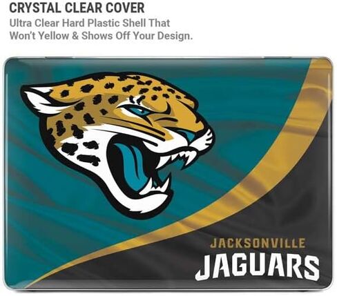 Skinit Case + Skin Compatible with MacBook Pro 14in (2021) - Officially Licensed NFL Jacksonville Jaguars Flag Design in Saudi Arabia