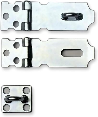 QCAA Safety HASP مع هيكل فولاذي ثابت ثابت 2-1/2 بوصة، مطلي بالزنك، عبوتان، صنع في تايوان in Saudi Arabia