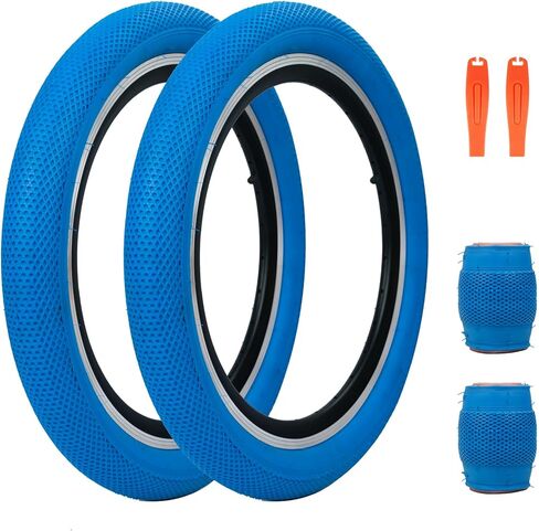 MEGHNA Bike Tire 20 inch Kids Bike Tire 20 x 2.4 inch (64-406) Anti Slip Foldable Replacement Tire for BMX Small Wheel Bike Folding Bike Kids Mountain Bike in Saudi Arabia