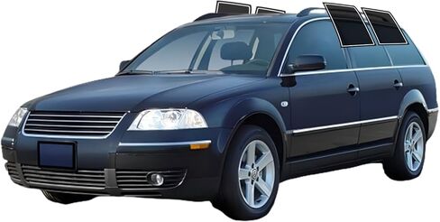 طبقة تظليل النوافذ مسبقة القطع من AUTOTEK، جميع جوانب السيارات، حماية من أشعة الشمس، حماية الخصوصية، زجاج مضاد للكسر، طبقة من طبقتين، أي مجموعة تظليل ملونة لسيارة Volkswagen Passat Wagon 2000-2005 in Saudi Arabia