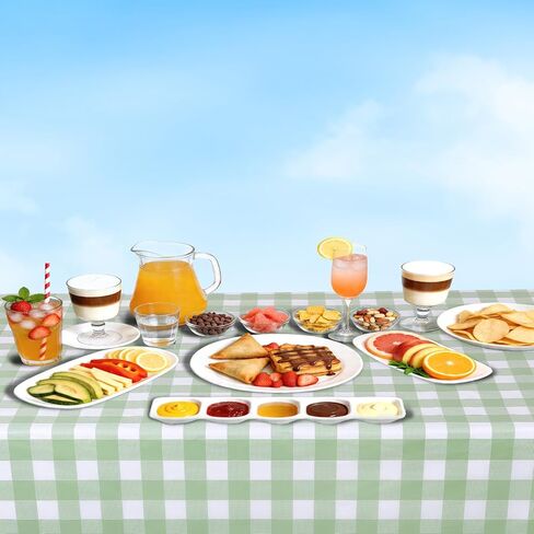 3 Packs Pink Gingham Tablecloth 54 x 108 Inches Pink and White Checkered Disposable Plastic Waterproof Picnic Table Cover for Camping and Birthday Party Supplies in Saudi Arabia