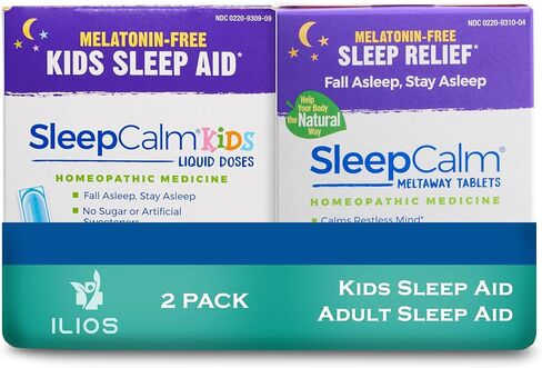 Boiron Kids Liquid Doses Sleep Aid – Gentle Melatonin Free Sleep Aid for Calm Sleep – Plant-Based, Non-Habit Forming Relief for Children Ages 3+, 15 Doses – Ilios Pack in Kuwait
