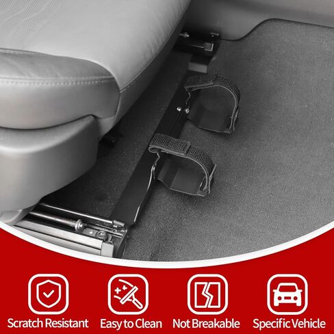 JeCar Under Front Seat Fire Extinguisher Bracket Mount Holder Compatible with Chevy Silverado Accessories 2019-2025 in Saudi Arabia