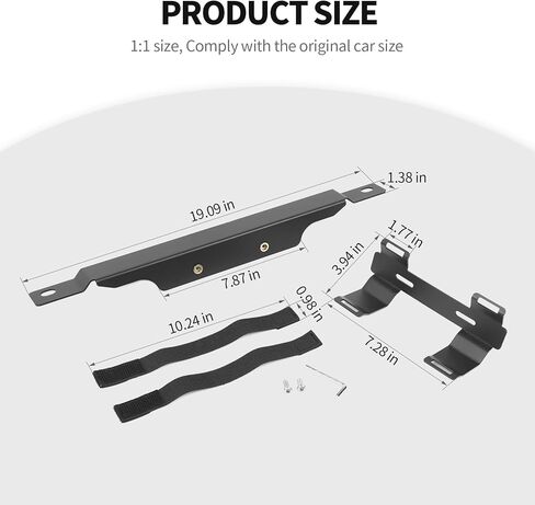 JeCar Under Front Seat Fire Extinguisher Bracket Mount Holder Compatible with Chevy Silverado Accessories 2019-2025 in Saudi Arabia