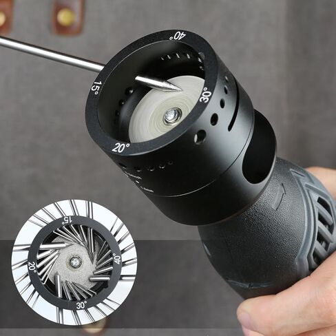 Dual-Head Tungsten Sharpener Grinder - 8 Angles & 6 Sizes for TIG Welding, Plug & Play Precision-Aligned Heads with Flat Grinding Block & Cut-Off Slot, 4 Diamond Wheels & 2 CNC Mandrels​ in Saudi Arabia