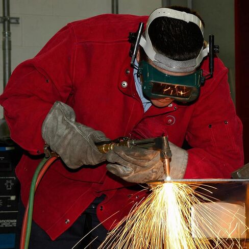 RX WELD Heavy Duty Oxy Acetylene Cutting Torch with Check Valves, CA 2460 Attachment, HD310C Handle & 1-1-101 Cutting Tip, Cuts 3/4" Steel for Cutting, Brazing & Welding in Saudi Arabia