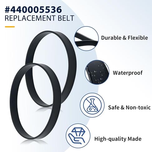 KEEPOW Vacuum Belts for Black and Decker Air Swivel Vacuum, Models BDASV101 BDASV102 BDASV103 BDASV104 BDASL201 BDASL202 BDASP103 BDLCE101 and BDLCE101C, Replace Parts 12675000002729, 2 Pack in Saudi Arabia