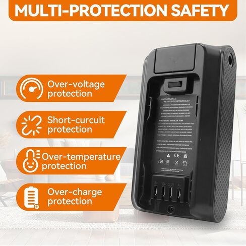 Battery Replacement for Shark Detect Pro IW3511 IW3615 IW3110C IW3111C IW3120C BU3521 BU3523 Cordless Vacuum Cleaner, Model: XBTR625KSL XBTR625KSLN XBTR625KSLEUN XBTR625KSLEU Battery 3000mAh 21.6V in Saudi Arabia