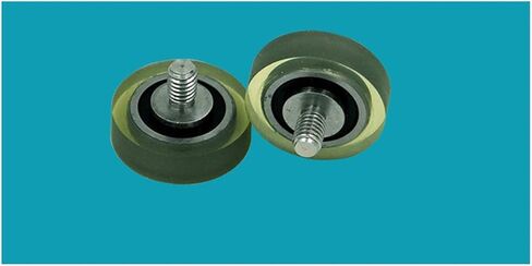 PU 605 Screw Pulley Bearing 5x18x5mm 1PC Drawer Roller Mute Wheel PU605 + M4*6 Engineered Plastic Bearings in Saudi Arabia