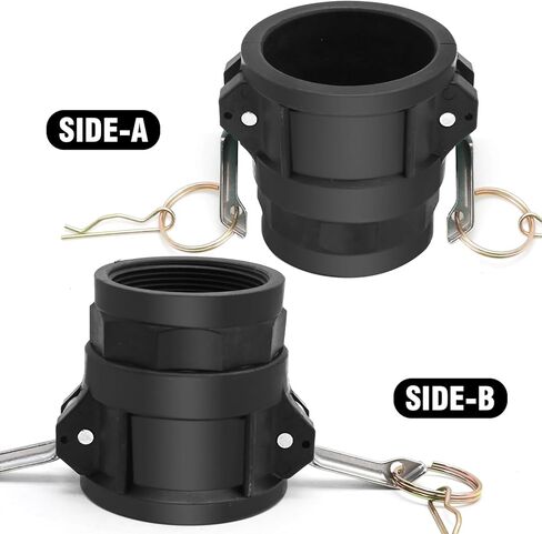 Anxingo 2Pcs Camlock Fittings, Female Coupler with Female NPT D-200, 2'' cam Lock Fittings Couplings in Saudi Arabia