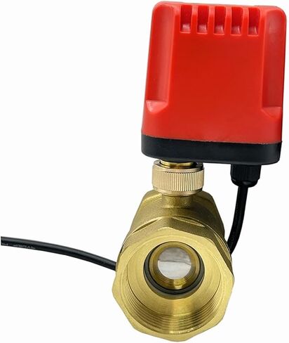 صمام كروي مزود بمحرك DN40 2-سلك/3-سلك 2-Way/3-Way Ele Ctric صمامات مياه خيط أنثى 12 فولت 24 فولت 220 فولت 1 قطعة (2-WAY_DC12V_CR04) in Kuwait