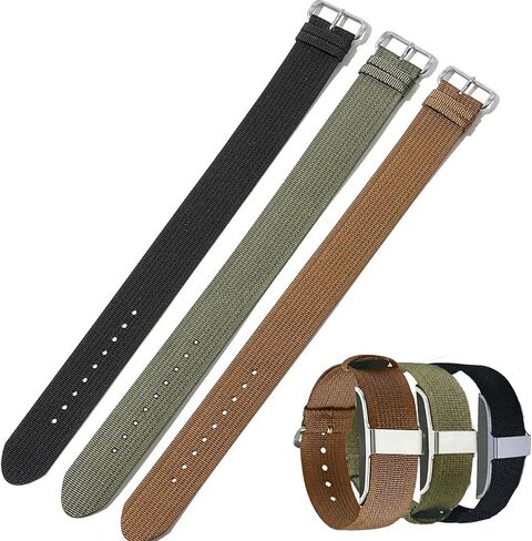 الأشرطة البديلة المتوافقة مع فرقة Hume Health Band - نايلون منسوج ناعم قابل للتعديل وإبزيم مشبك قابل للتعديل وحلقة إغلاق لضمان الأمان، سوار معصم لسوار معصم Hume Band، راحة طوال اليوم in Kuwait