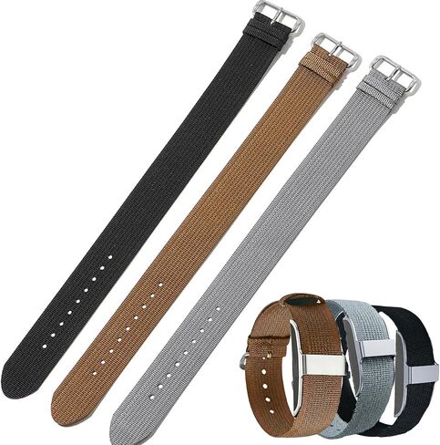 Replacement Straps Compatible with Hume Health Band - Adjustable Soft Woven Nylon & Adjustable Clasp Buckle & Loop Closure for Secure, Strap Wristband for Hume Band Wristband Bracelet,All-Day Comfort in Kuwait