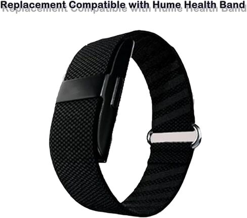 Replacement Straps Compatible with Hume Health Band - Adjustable Soft Woven Nylon & Adjustable Clasp Buckle & Loop Closure for Secure, Strap Wristband for Hume Band Wristband Bracelet,All-Day Comfort in Kuwait