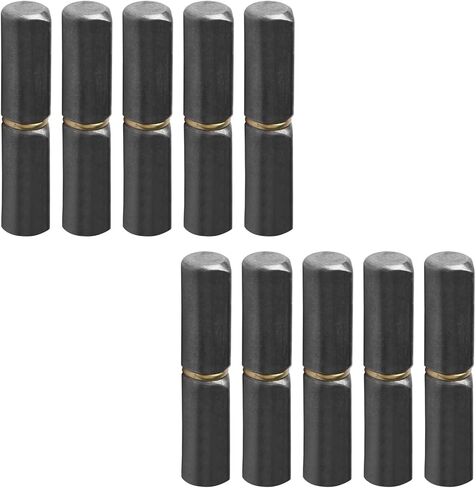 10 Pack 4-5/8" x 5/8" Weld On Bullet Hinges, Steel Weldable Barrel Hinge for BBQ Smoker, Metal Gate, Trailer Door in Saudi Arabia