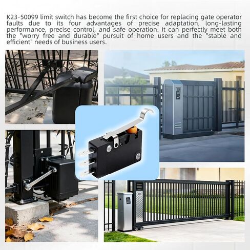 (عبوتان) مفتاح حد K23-50099 Q029 بديل 12 فولت لفتحة بوابة Liftmaster sl3000ul، Elite SL3000، CSW200، RoboSlide RSL12V، RoboSwing RSW12V Hercules Gate Operators - متوافق مع Q329، Q392 in Kuwait