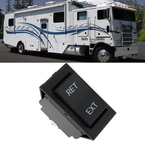 2pcs 4Pin Momentary RV Jack Rocker Switch KCD2-7 15A 250V for Tongue Jack Retract Extend in Saudi Arabia