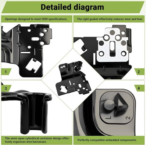 مجموعة المفصلات العلوية اليسرى DA97-12573A متوافقة مع ثلاجة سامسونج RF28HMEDBSR RF28HDEDBSR RF28HMEDBBC RF28HMEDBWW وغيرها (بعض الموديلات)، رقم الاستبدال: 3282524 AP5620327 PS4176617 EAP4176617 إلخ in Kuwait