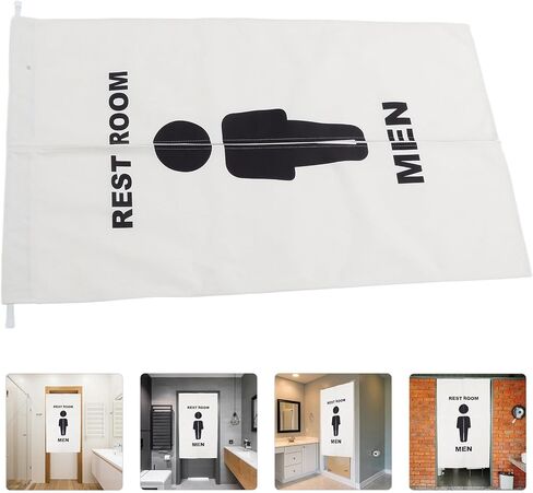 Alipis Toilet Hanging Door Curtain 70x120cm No Punching Universal Privacy Curtain for Public Restrooms Commercial Spaces Half-Drape Decorative in Saudi Arabia