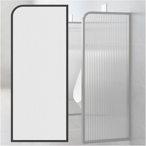 Waterproof Wall-Mounted Urinal Partitions - 3pcs Set (15.7x47in Black) for Men's Restrooms, Ideal for Hotels, Schools, and Bars, Enhance Privacy & Hygiene in Saudi Arabia