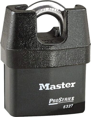 قفل MASTER LOCK شديد التحمل مقاوم للطقس [معتمد من التأمين CEN] [قيد مغلق] [مفتاح] [خارجي] 6327EURDCC - للنقل والتطبيقات الصناعية in Kuwait