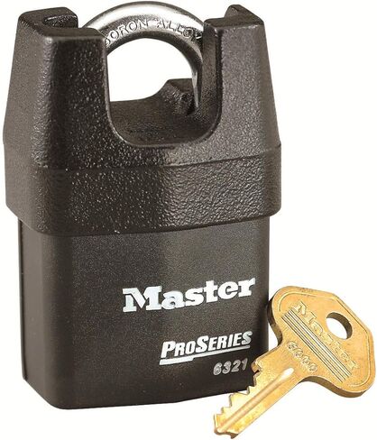 قفل MASTER LOCK شديد التحمل مقاوم للطقس [معتمد من التأمين CEN] [قيد مغلق] [مفتاح] [خارجي] 6327EURDCC - للنقل والتطبيقات الصناعية in Kuwait